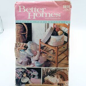 UNCUT Vintage Better Homes & Gardens Vintage Butterick Craft Pattern 6656
